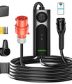 NOEIFEVO Q21W Wlan Caricabatterie per auto elettriche Wallbox mobile 11kW con telecomando APP, cavo di ricarica 5m/10m Tipo2 CEE16A 3phase 