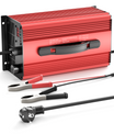 NOEIFEVO 67.2V 25A Caricabatterie per batterie al litio per batterie Li-Ion Lipo 59.2V (60V) 16S, con display LCD, corrente regolabile, caricabatterie per biciclette elettriche, monopattini, motociclette elettriche
