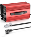 NOEIFEVO 67.2V 25A Caricabatterie per batterie al litio per batterie Li-Ion Lipo 59.2V (60V) 16S, con display LCD, corrente regolabile, caricabatterie per biciclette elettriche, monopattini, motociclette elettriche