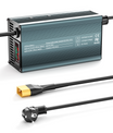 NOEIFEVO 67.2V 8A 16S Litiumbatterilader for 16S 60V Li-Ion-batterier, Strøminnstilling 1-8A, langsom lading og rask lading (MLC1300)
