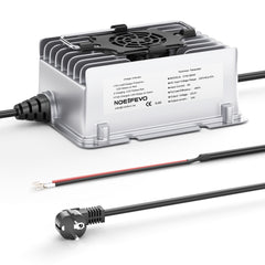 NOEIFEVO 29.2V 10A Waterproof LiFePO4 Battery Charger for 25.6V (24V) 8S LiFePO4 Batteries