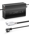 NOEIFEVO 50,4V 20A Lithium-batterilader for 44,4V 12S Lithium-Li-Ion-Lipo-batteri, LCD-skjerm, justerbar strøm, lader for el-sykkel, scooter, elektrisk motorsykkel