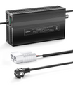 NOEIFEVO 73V 20A Lithium-LiFePO4-batterilader for 60V 64V 20S LiFePO4-batteri, LCD-skjerm, justerbar strøm, lader for trollingmotor, båt og campingvogner.
