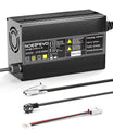 Noeifevo 29.2V 15A LiFePO4 batterijlader voor 24V 25.6V lithium batterij, 0V BMS activering, automatische uitschakeling met volledige bescherming