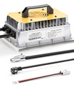 NOEIFEVO 58.4V 50A LiFePO4 batterilader for 51.2V (48V) 16S LiFePO4 batteri, vanntett, 0V BMS aktivert