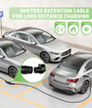 NOEIFEVO Cavo di estensione Type 2 da 5M/7M per la ricarica, 3.5KW / 7KW / 11KW / 22KW Cavo di ricarica Type 2 a Type 2 per Wallbox e caricabatterie EV
