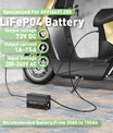 NOEIFEVO 16S LiFePO4 Smart Charger - 73V 15A Adjustable for 60V/64V Systems with Fast/Slow Modes (MLC1300)