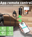 NOEIFEVO 2026 Pro Mobile Wallbox 22kw mit app, e auto CEE 32A auf Typ 2 Ladekabel, 3-phasig EV Ladegerät für Allen EVs(IEC 62196-2) & PHEVS
