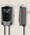 Noeifevo Q6 7KW 11KW 22KW EV wallbox ladestasjon, 5M hurtigladekabel vanntett, WiFi valgfritt