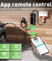 NOEIFEVO Mobil wallbox 11kW med app [5m/10m | 3-fas | 6–16 A], laddkabel för elbil CEE-16A 400V till Typ 2 med justerbar laddeffekt, EV-laddare för ID.3/4/5/7, IX1, Model 3/Y och andra BEV/PHEV
