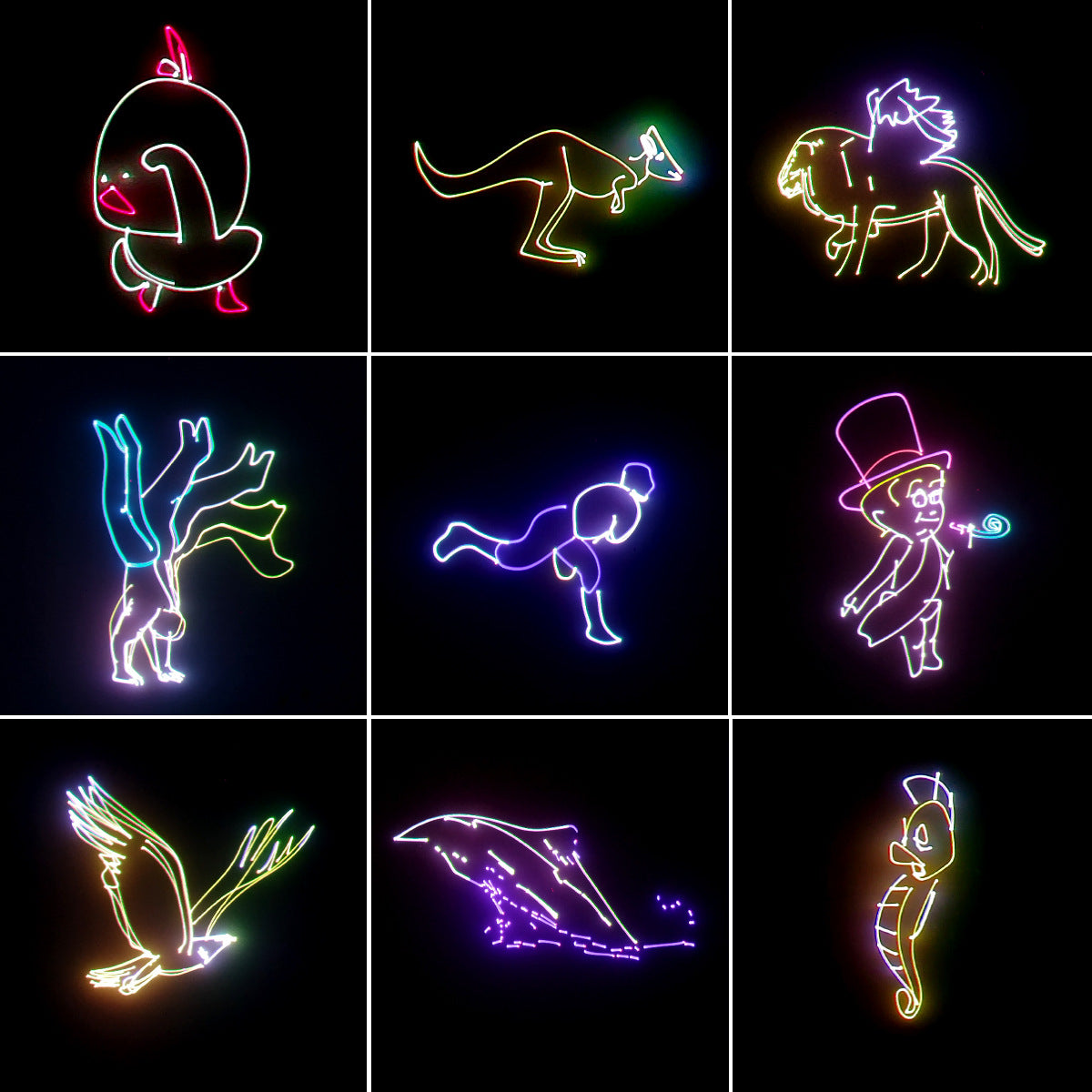 DJ Discolight-partylys, 3D RGB animations-diskolys med fjernbetjening, partylys med DMX, musikstyret beam-effekt scenelys til fest, festival, klub, scene, belysning, show