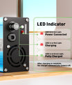 NOEIFEVO 16.8V 5A 6A 7A 8A 10A Carregador de Lítio para Baterias Li-Ion Lipo 4S 14.8V, Ventilador de Resfriamento, Desligamento Automático (AZUL)
