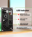NOEIFEVO 12,6V 5A 6A 7A 8A 10A litiumlader for 3S 11,1V Li-Ion Lipo-batterier, kjølevifte, automatisk avstenging (GRØNN)