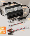 Noeifevo 14,6 V 20 A LiFePO4 batería  de Cargador para batería de litio LiFePO4 de 12 V y 12,8 V, activación BMS de 0 V, apagado automático, carcasa de aleación de aluminio