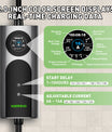 NOEIFEVO CY01 Type 2 ladekabel Schuko 220V, 3,7kW mobil wallbox med APP, 6-16A 1-faset ladekabel til elbil for alle EVs (IEC 62196-2) & PHEVs