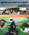 Pantalla CarPlay para motocicleta NOEIFEVO MT9B con detección de ángulo muerto, CarPlay inalámbrico y Android Auto, pantalla táctil portátil impermeable de 6.3 pulgadas, Bluetooth dual mejorado, navegación