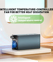 NOEIFEVO 67.2V 8A 16S Litiumbatterilader for 16S 60V Li-Ion-batterier, Strøminnstilling 1-8A, langsom lading og rask lading (MLC1300)