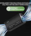 NOEIFEVO 71.4V 2-20A מטען סוללות ליתיום עבור סוללות ליתיום-יון-ליפו 60V 62.9V 17S, תצוגת LCD, זרם מתכוונן, מטען לאופניים חשמליים, סקוטר, אופנוע חשמלי