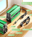 NOEIFEVO 42V 2A 3A 3.5A 4A Lithium-lader for 10S 37V Li-Ion Lipo-batterier, kjølevifte, automatisk avstenging (GRØNN).
