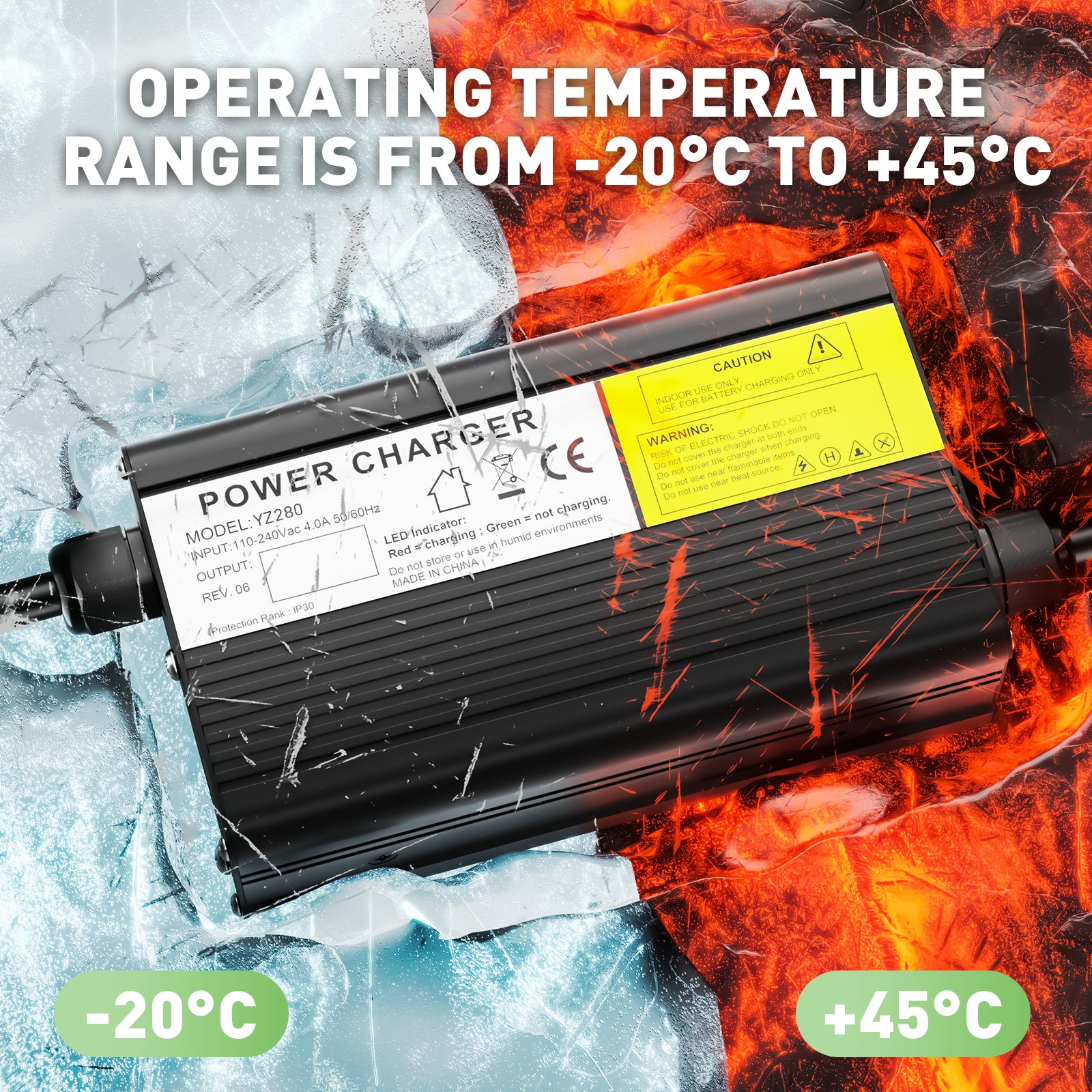 NOEIFEVO 54.6V 4A מטען סוללת ליתיום עבור 48.1V 48V 13S סוללה, מטען אופנוע חשמלי לאופנוע חשמלי.