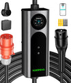 NOEIFEVO Q21W Wlan Mobil Wallbox 11kW med APP fjernkontroll, 5m/10m Type2 CEE16A 3Fas ladekabel elbil