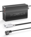 NOEIFEVO 117.6V 1A-12A Caricabatterie per batterie al litio 103.6V (96V) 28S Li-Ion-Lipo, con display LCD, corrente regolabile.