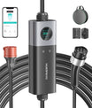 NOEIFEVO Q21W Wlan Caricabatterie per auto elettriche Wallbox mobile 11kW con telecomando APP, cavo di ricarica 5m/10m Tipo2 CEE16A 3phase 