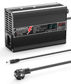 NOEIFEVO 67.2V 4A litiumlader for 16S 59.2V Ebike scooter batteri, LED display, aluminiumshus, vifte