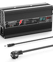 NOEIFEVO 84V 5A Lithium-lader for 20S 74.0V batteri, LED-skjerm, aluminiumhus, vifte