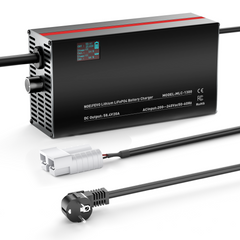 NOEIFEVO 58.4V 2-20A Lithium-LiFePO4-accu-oplader voor 51.2V 16S LiFePO4-accu, LCD-display, instelbare stroom, oplader voor golfwagens, trollingmotor, boot en campers