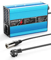 NOEIFEVO 58.8V 2A 2.5A 3A Lithium-Ladegerät für 14S 51.8V Li-Ion Lipo-Batterien, Kühlventilator, automatischer Abschaltung（BLUE）