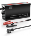 NOEIFEVO 43,8 V 2-20 A litium-LiFePO4-batterilader for 38,4 V 12S LiFePO4-batteri, LCD-skjerm, justerbar strøm, lader for golfbiler, trollingmotor, båt og campingvogn