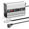 NOEIFEVO 14.6V 5A 6A 7A 8A 10A LiFePO4 batteriladdare för 4S 12V 12.8V LiFePO4-batteri, kylfläkt, automatisk avstängning