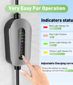 NOEIFEVO F095-3 Type 2 to CEE16A EV Charging Cable for Electric Vehicles, 11kW Wallbox, Adjustable Current from 6A to 16A, 3m/5m/10m