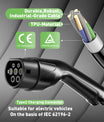 NOEIFEVO Cavo di estensione Type 2 da 5M/7M per la ricarica, 3.5KW / 7KW / 11KW / 22KW Cavo di ricarica Type 2 a Type 2 per Wallbox e caricabatterie EV