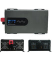 Inverter da 12V 24V 48V 60V 72V 96V a 230V, convertitore di tensione da 5000W a 12000W, inverter a onda sinusoidale pura con display LCD della tensione