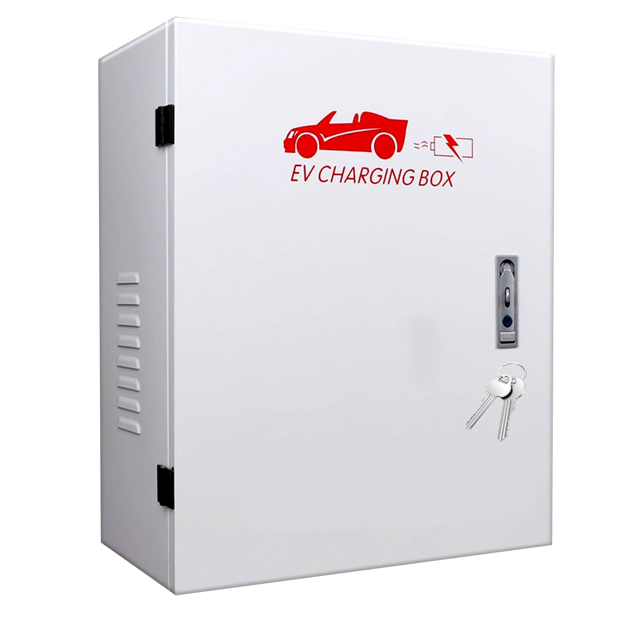 NOEIFEVO EV Wallbox beskyttelsesboks, egnet for ulike EV-ladere, krok for oppbevaring, tyverisikret, beskyttet mot regn og støv