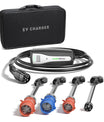 NOEIFEVO Mobile EV Wallbox 22kw 5m (1,84kW-22kW), Fungerer med alle Type2 E-Cars, Ultimate EV-lader for på farten
​