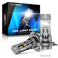 NOVSIGHT H7 LED Scheinwerfer 90W 20000LM Fern/Abblendlicht 6500K Weiß