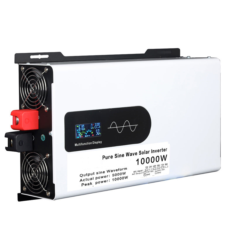 Inverter 12v til 230v Ren sinus, 5000W til 12000W DC AC inverter med EU-stikkontakter for bil, lastebil, camping og husholdningsapparater
