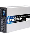 12V 24V 48V 60V 72V ren sinusbølge-inverter, 4000W 12000W solspennings-autokonverter med fjernkontroll