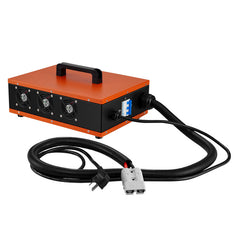 NOEIFEVO 12V/24 20A-100A Lithium-LiFePO4-Batterieladegerät, Ladestrom einstellbar, 14,6 V/29,2 V Ladespannung, LCD-Display, mit 3 Lüftern (Version 2025)