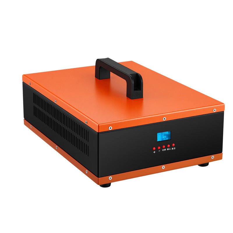 NOEIFEVO 12V/24 20A-100A Lithium-LiFePO4-Batterieladegerät, Ladestrom einstellbar, 14,6 V/29,2 V Ladespannung, LCD-Display, mit 3 Lüftern (Version 2025)