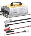 NOEIFEVO 58.4V 30A LiFePO4 batterilader for 51.2V (48V) 16S LiFePO4 batteri, vanntett, 0V BMS aktivert