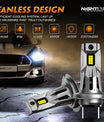 2 pezzi 60W 12000 Lumen Lampada Fari Auto, Lampada LED H7