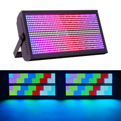 200W LED RGBW 48+8-Segment-Stroboskoplichter DMX512 Wash Bühnenlicht Uplight DJ-Lichter für Partys, Discos, Hochzeiten, Bars und KTVs