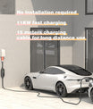 Noeifevo 11KW bilbatterilader, Type2 til CEE16A EV-lader med husholdningsadapter, 5m/10/15m