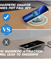 NOEIFEVO Magnetická neviditelná bezdrátová nabíječka, 30 mm podložka na stůl, nábytek stůl noční stolek desktop nabíjecí stanice pro iPhone 15/14/13/12/11/Samsung/LG/Google