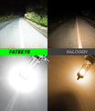 2 pezzi di fari auto 50W 10000 lumen, lampadina LED H7.