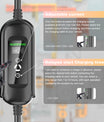 Noeifevo 11KW bilbatterilader, Type2 til CEE16A EV-lader med husholdningsadapter, 5m/10/15m